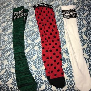 VS PINK long socks-NEW!