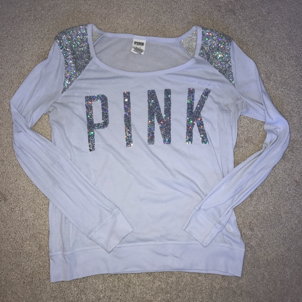 Sequins light purple long sleeve