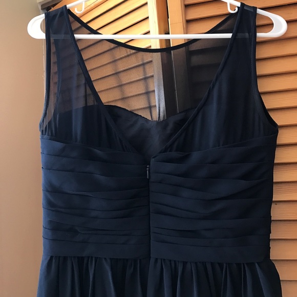 Navy blue Chiffon cocktail dress: Bill Levkoff - Picture 4 of 5
