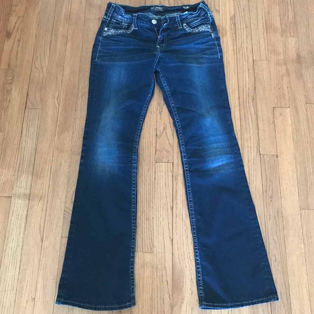 Silver Suki Jeans