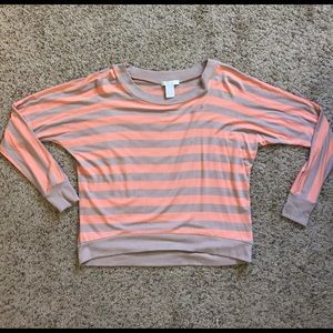 Long sleeve stripped shirt