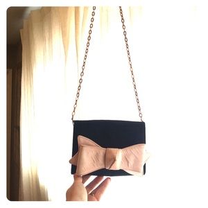 Ted Baker cross body bag with rose gold chain link