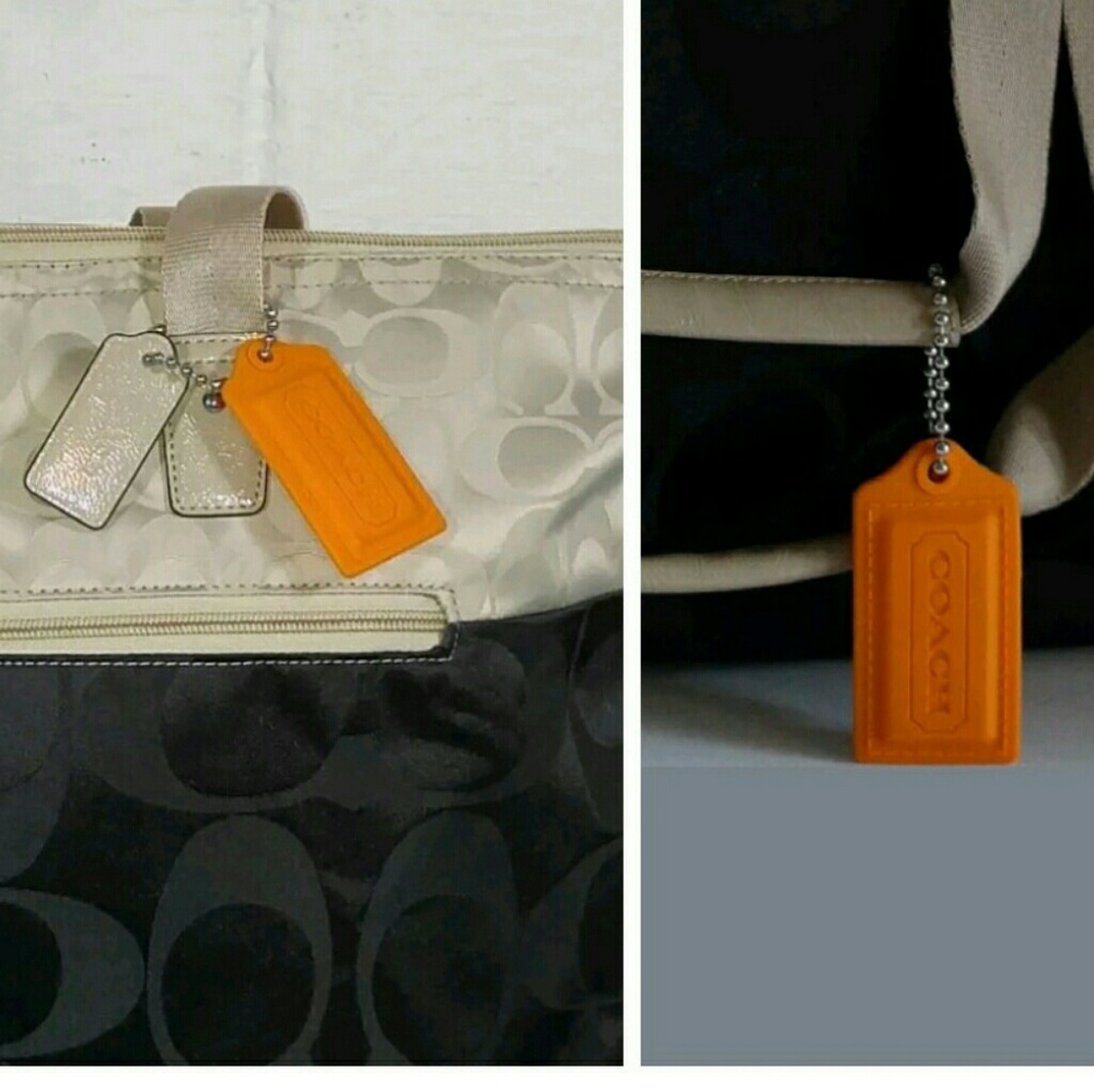 Orange tags (plastic) NOT FOR SALE