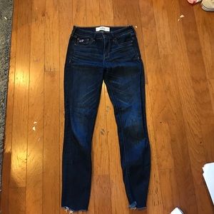 Hollister cropped ankle jeans