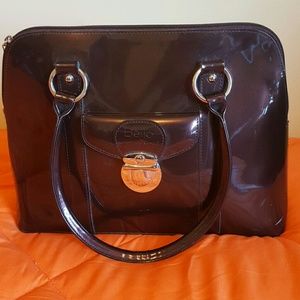 Purse- Bronzey  Brown  Patent Leather