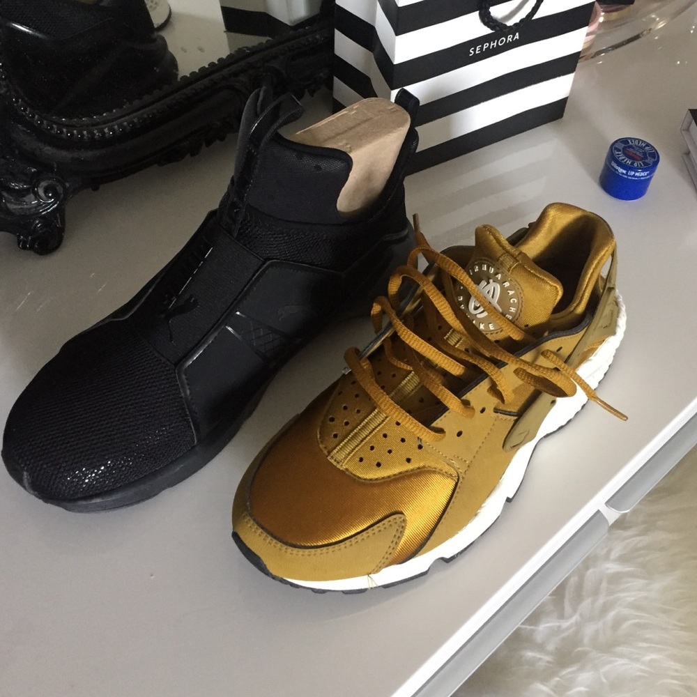 Huaraches and puma trainers