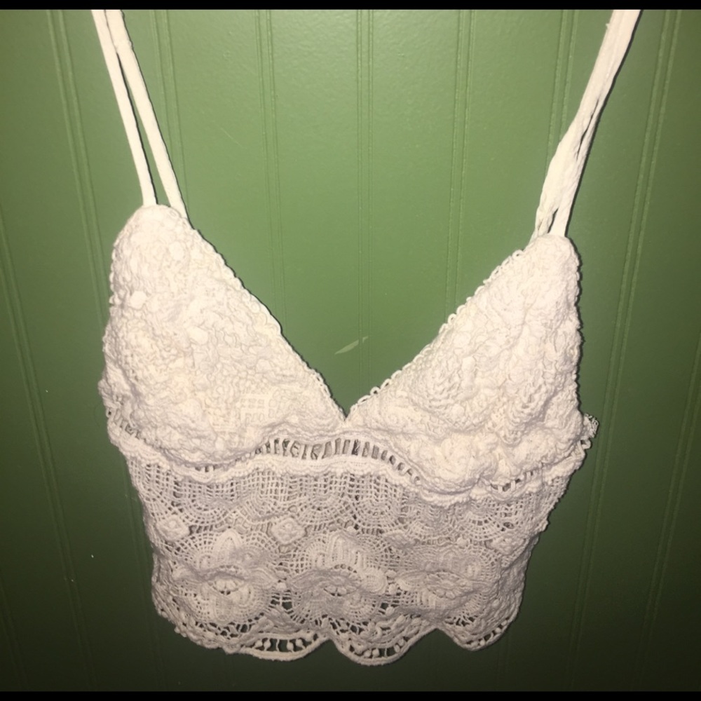 Kendall and Kylie crochet bralette.