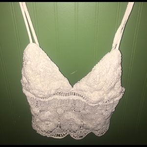 Kendall and Kylie crochet bralette.