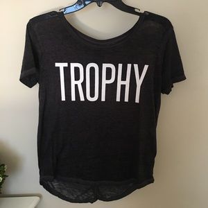 "Trophy" tee