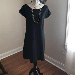 Banana Republic Short Sleeve Black Dress