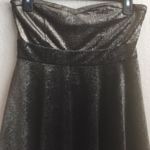 Free People Metallic Dress - Sz S #OB444414 - NWT - Picture 2 of 4
