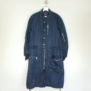 VAR/CITY navy blue parka