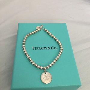 Tiffany & Co "I Love You" bracelet