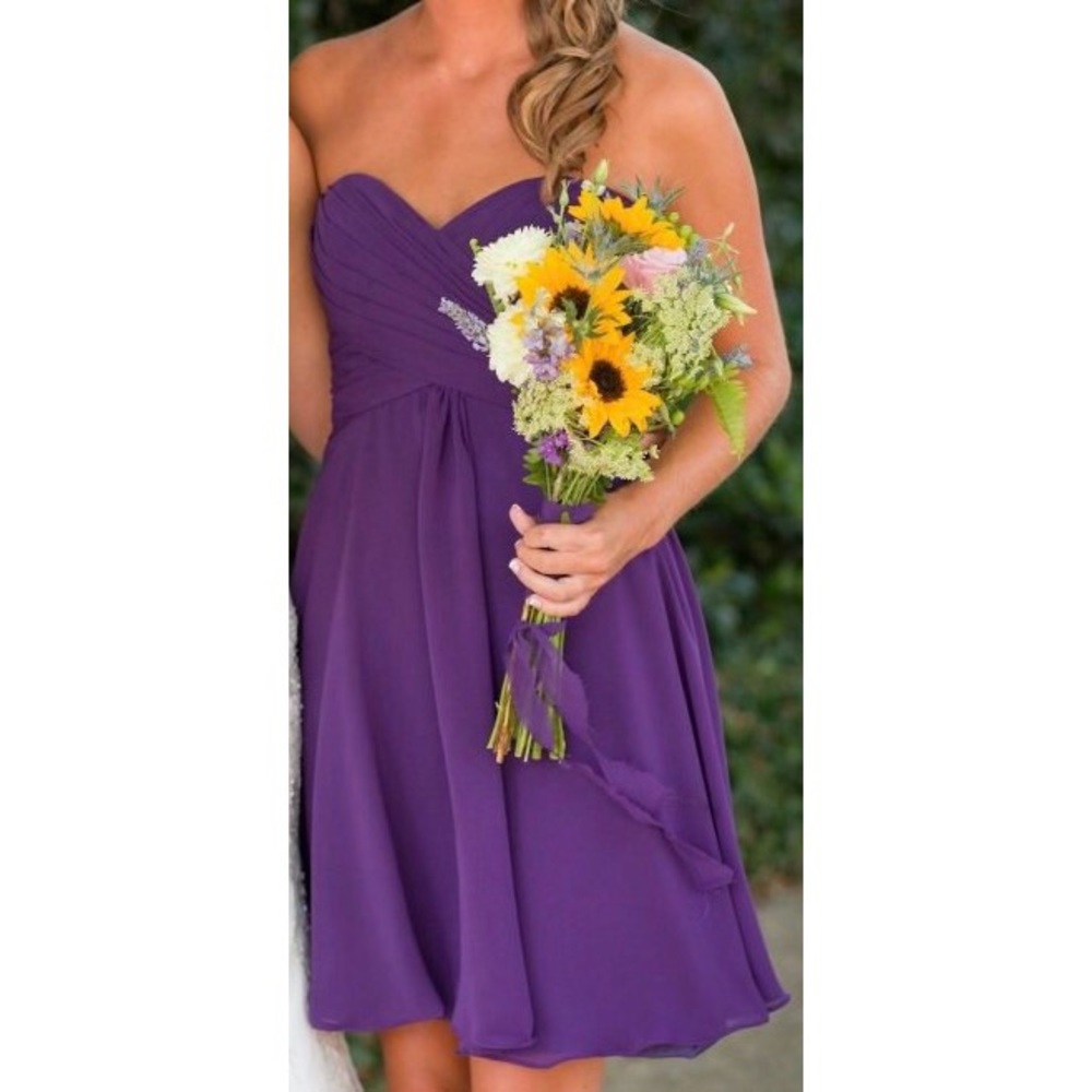 Dark lavender formal dress. Worn once