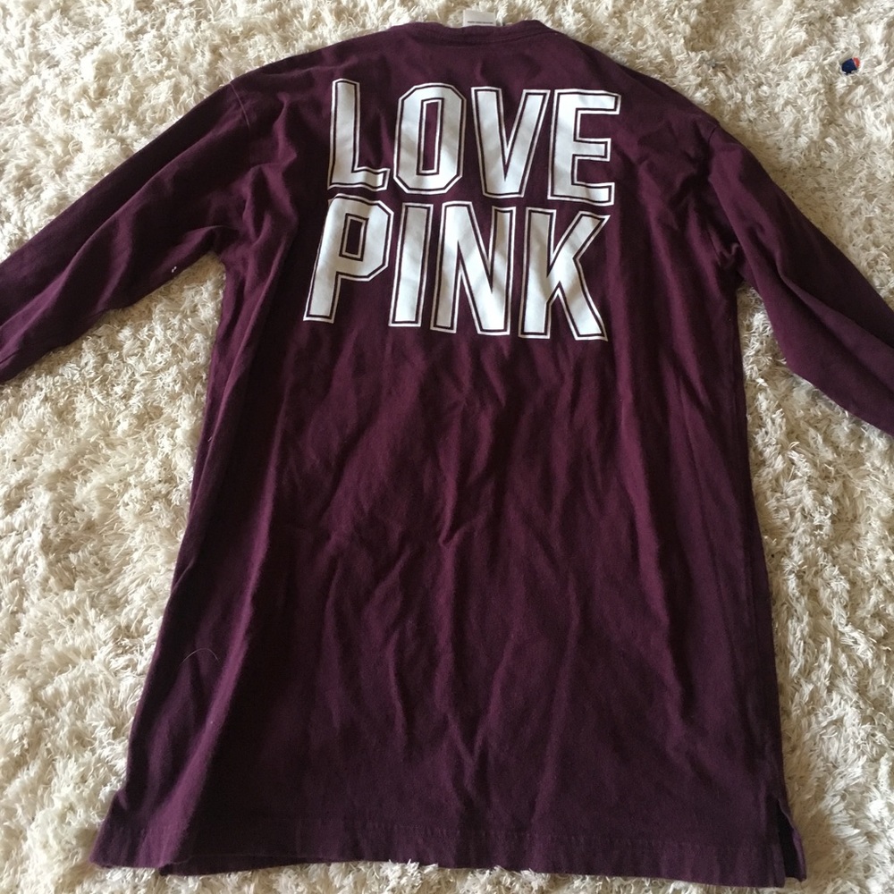 Vs pink long sleeve pocket