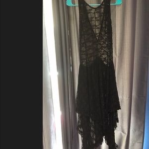 French Courter high low dress