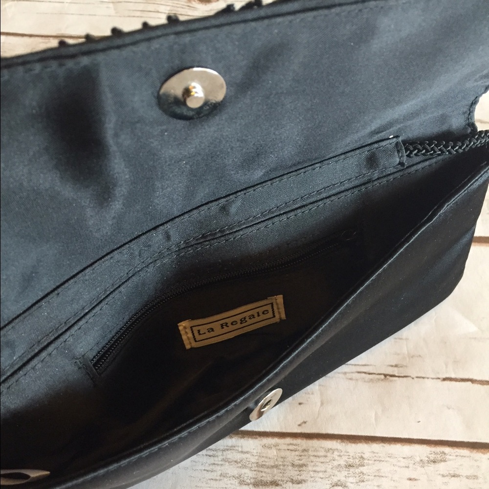 Black La Regale Clutch - Picture 5 of 5