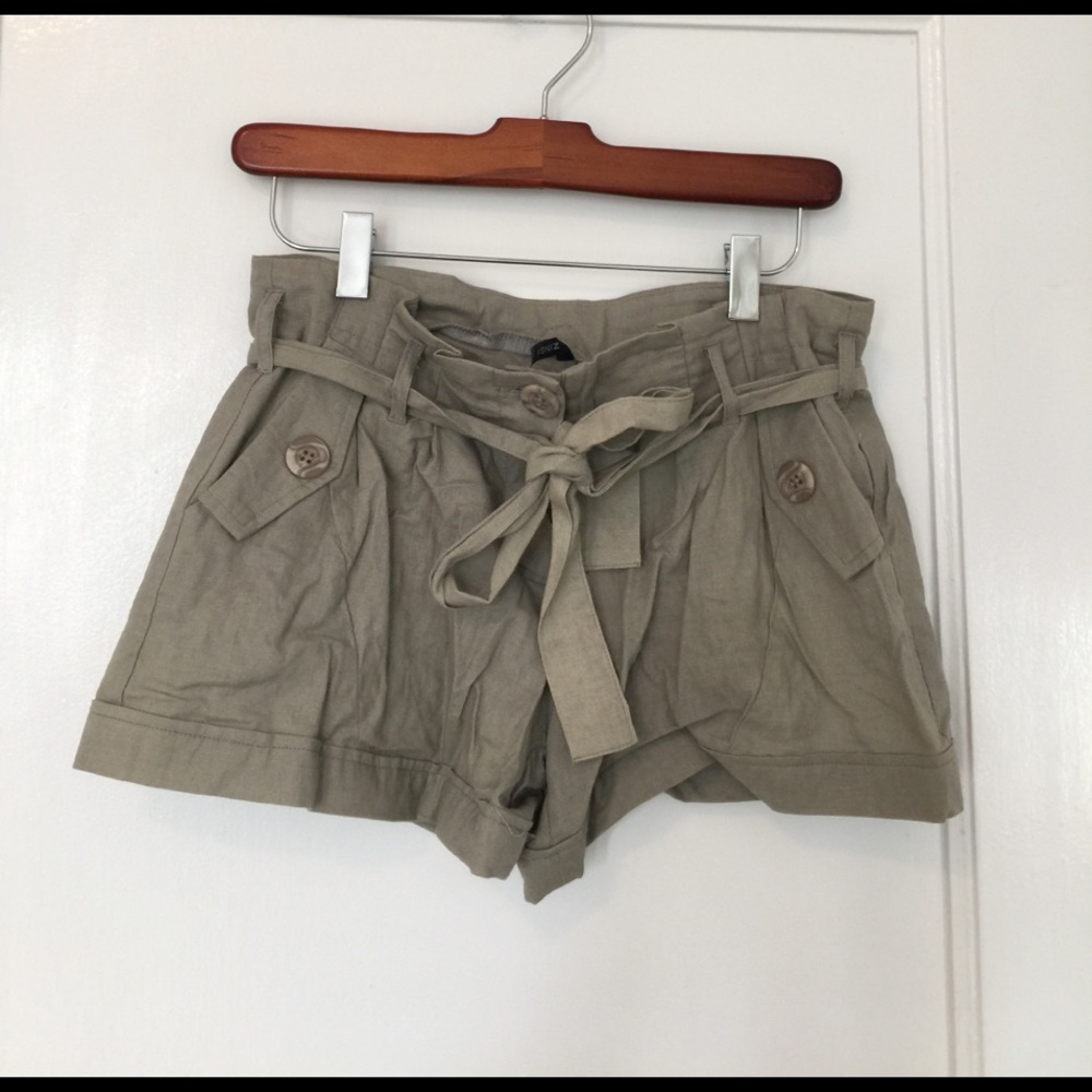 Olive shorts
