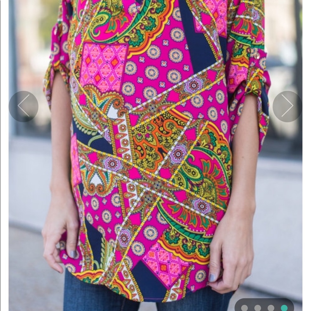 Paisley tunic