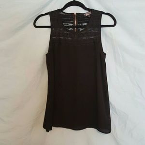 EUC Stitch Fix Papermoon Black Sleeveless Tank M