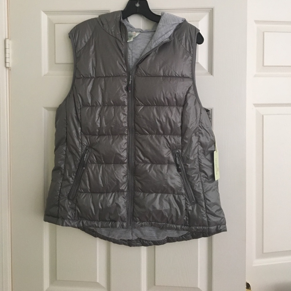 Grey Puffy Vest