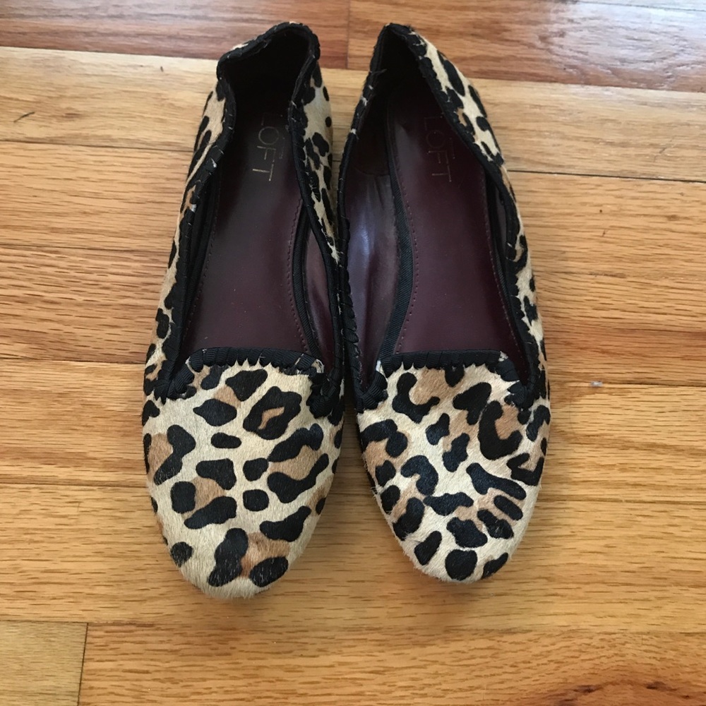 Leopard Print Loafers