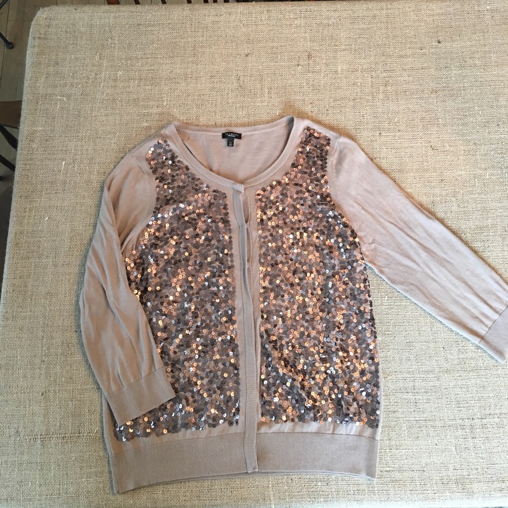 Talbots Sequin Cardigan