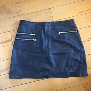 Leather skirt