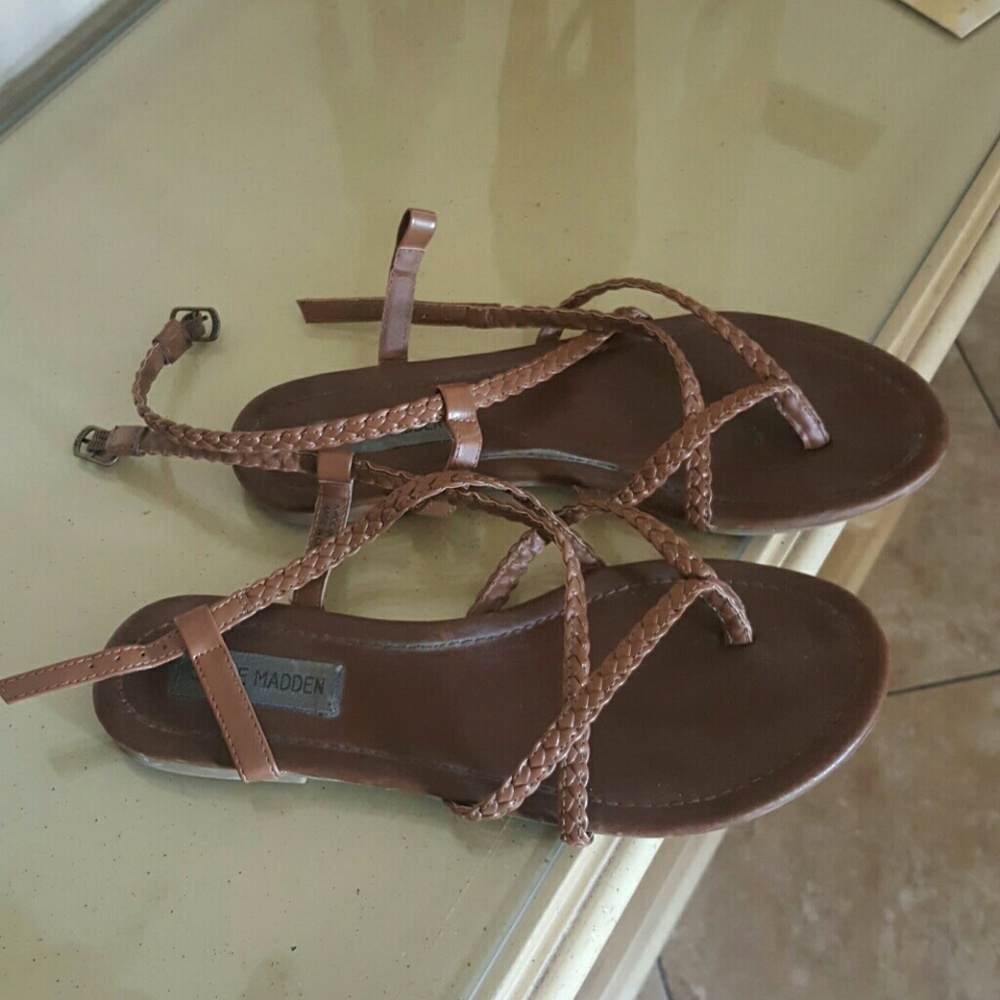Leather sandals Steve Madden