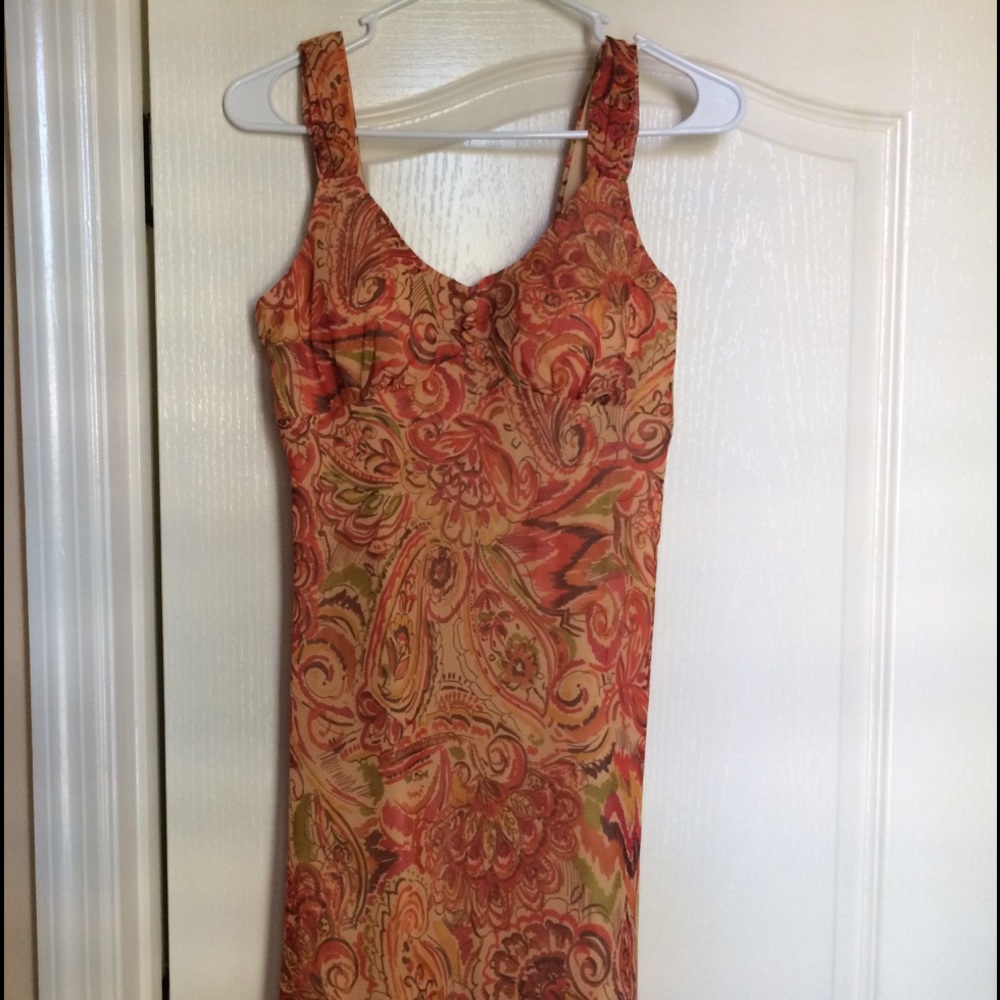 MadisonLeigh orange floral dress