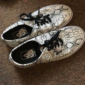 Snake Print Vans