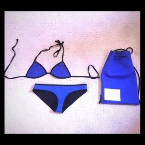Triangl Bathing suit royal blue
