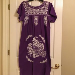 Mexican Dress Purple size M