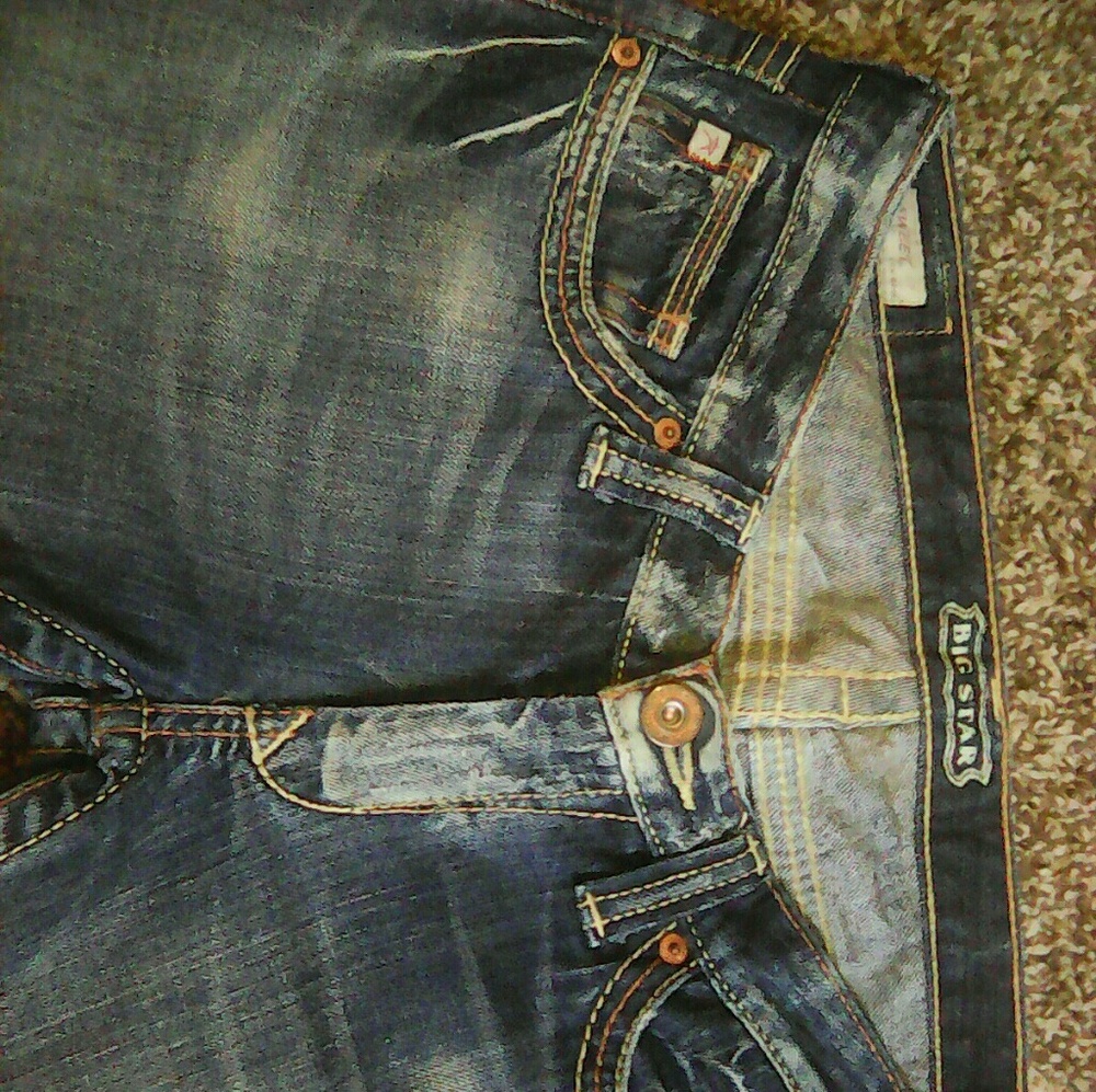 Big Star Sweet Low Rise Boot Cut Jeans