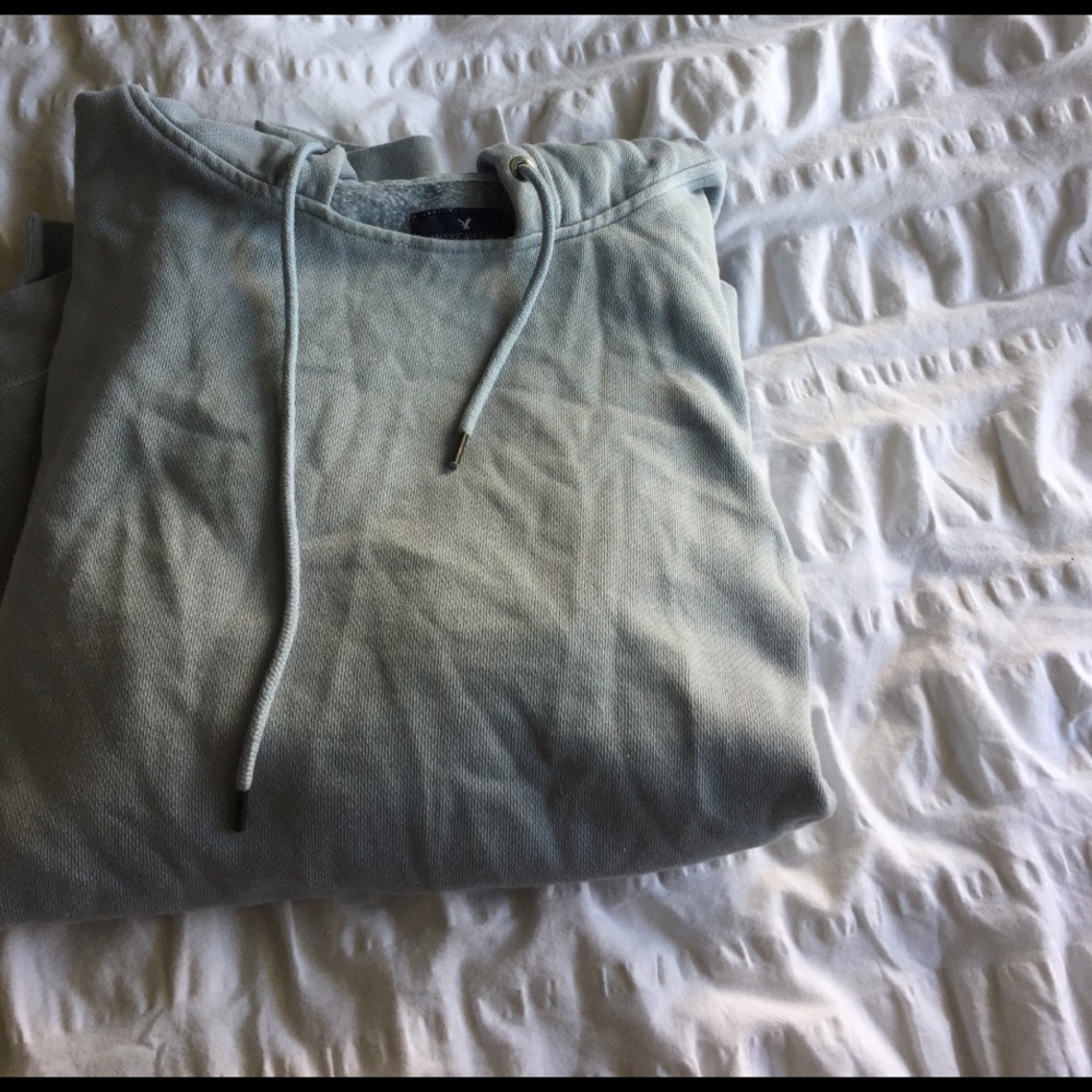 Light blue hoodie