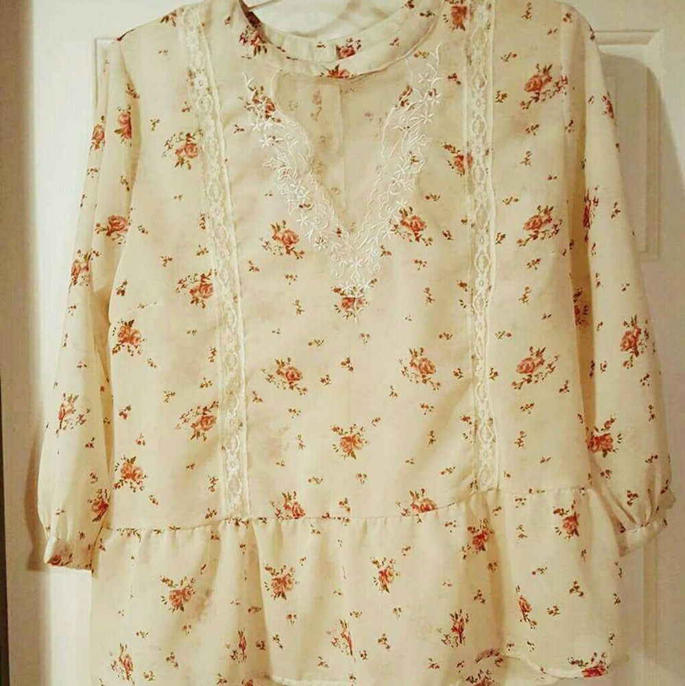 Anthropologie Blouse size large