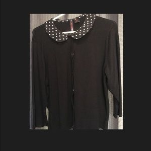 Black button up cardigan