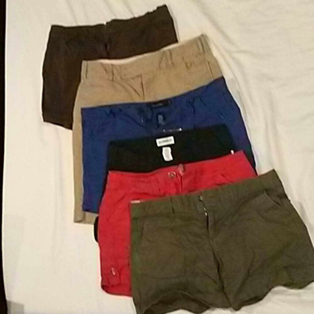 6 pairs of shorts