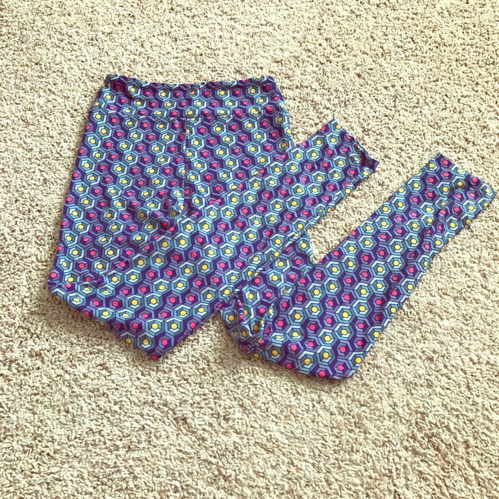 NWT LuLaRoe Tween Geometric Leggings