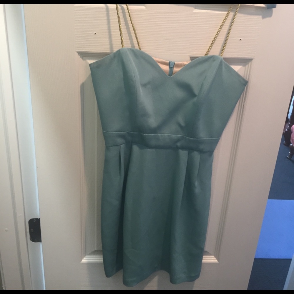 Naven Heartthrob dress in turquoise