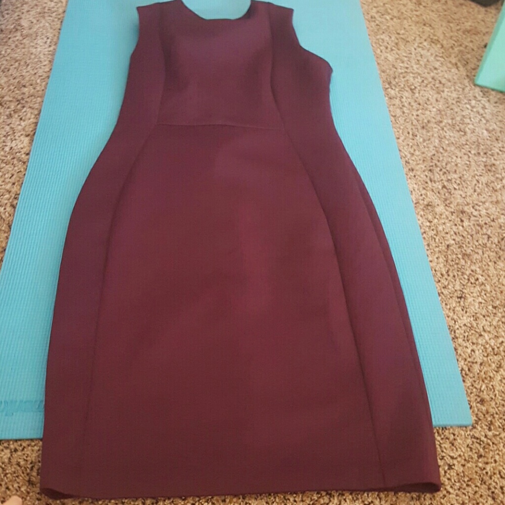 Purple scuba dress