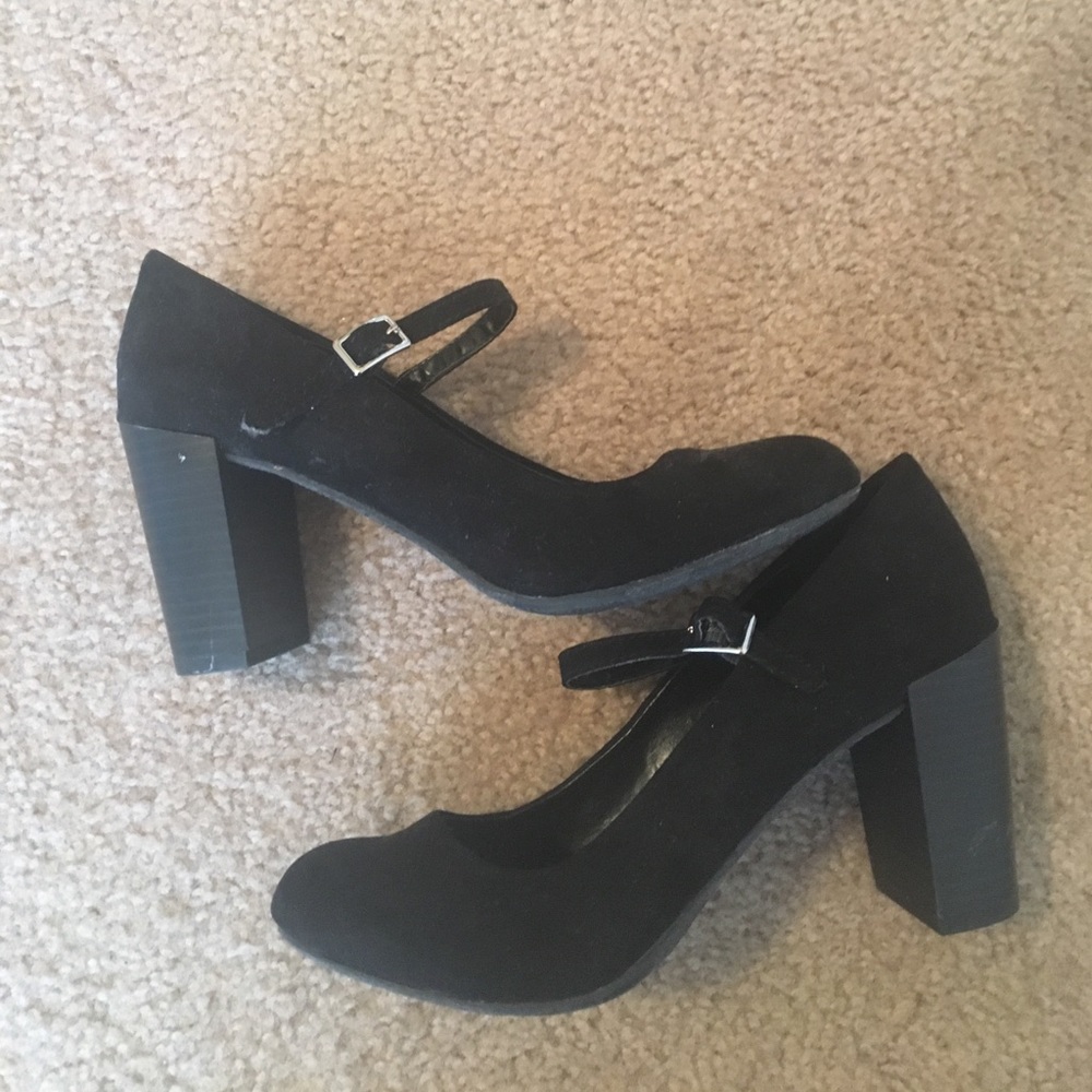 Mary Jane Block Heels