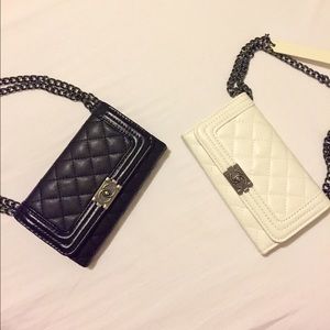 White Chanel Phone Case