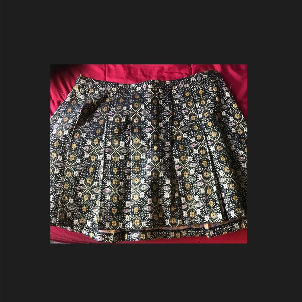 A-line pleated Skirt