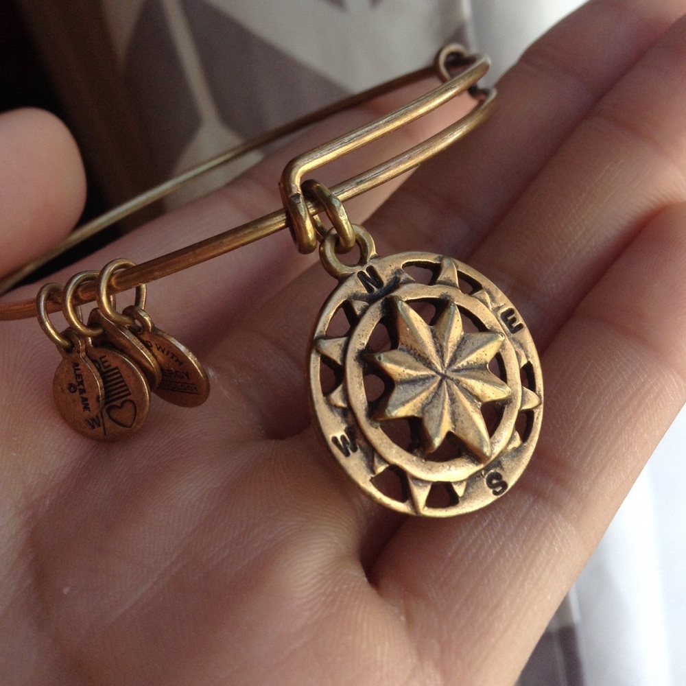 Compass Alex and Ani bracelet