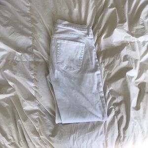 Women's Jcrew white skinny jeans