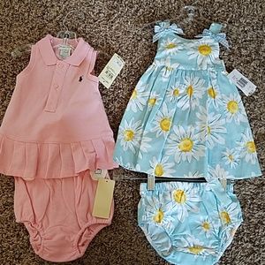 NEW! Baby girl dresses 6m