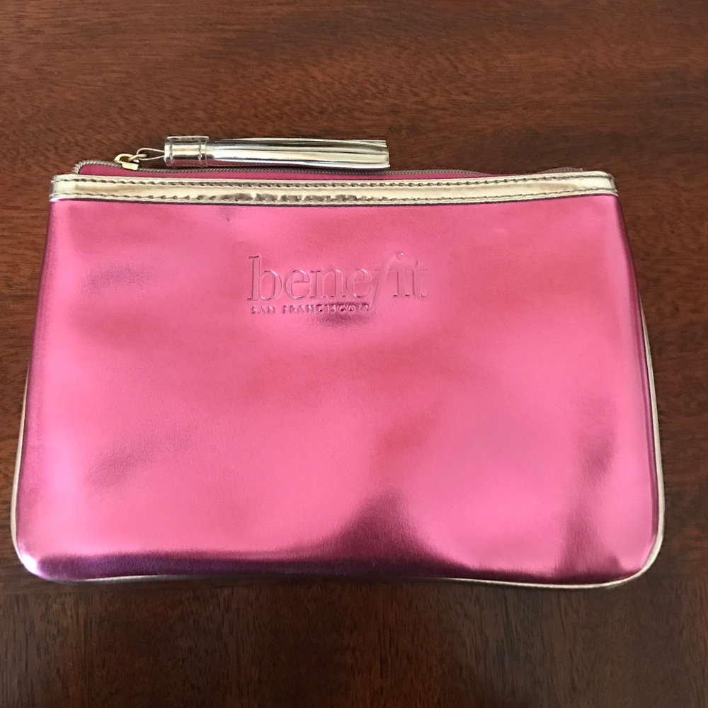 Benefit makeup pouch with samples