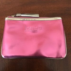 Benefit makeup pouch with samples