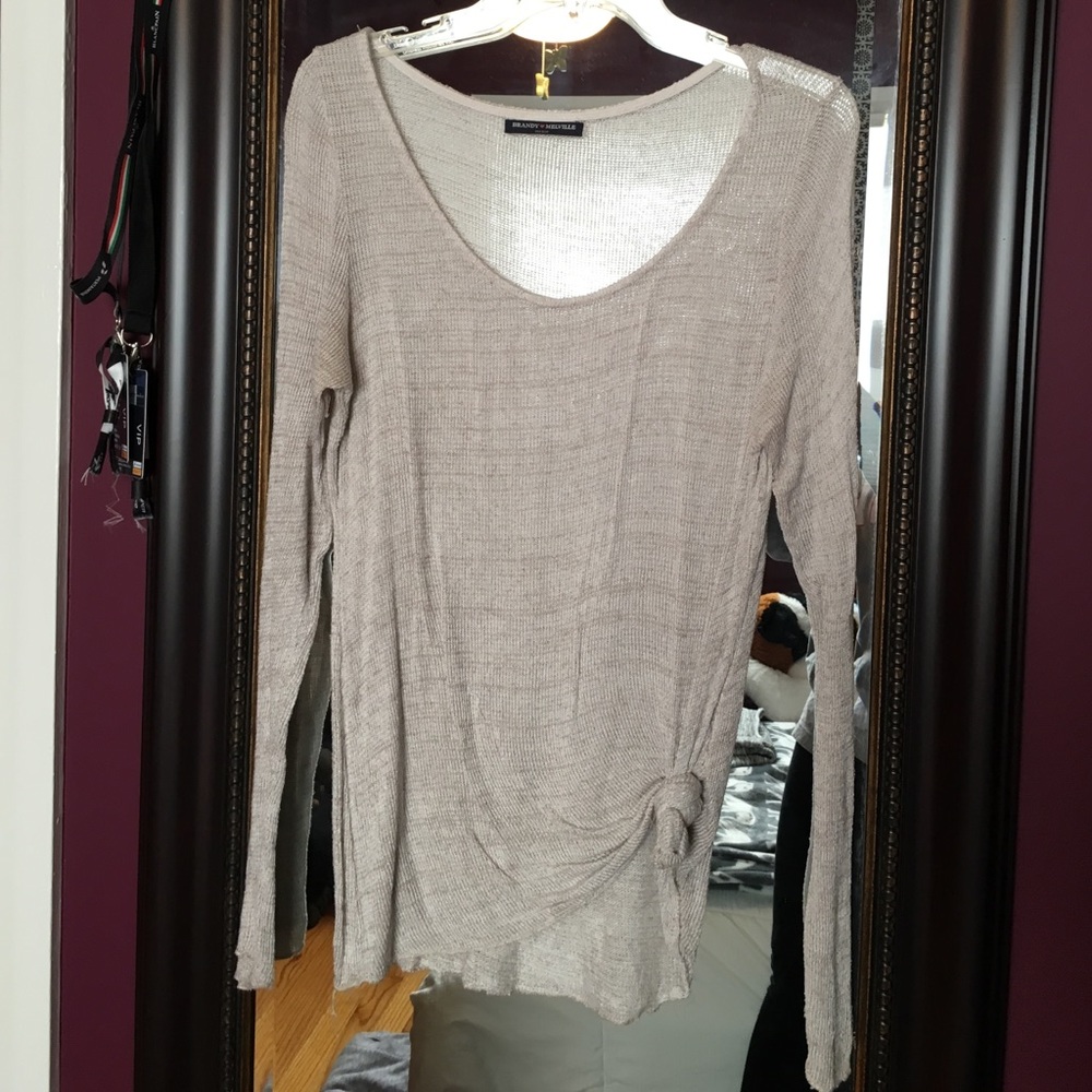 Knitted long sleeve